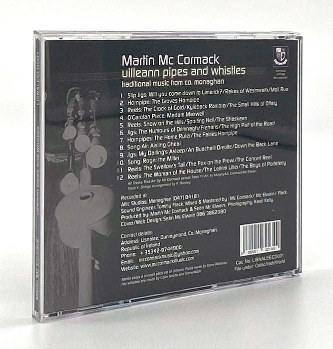 Martin McCormack - Uilleann Pipes and Whistles