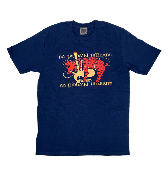 Piping Pig T-Shirt (Green, Navy, Black)