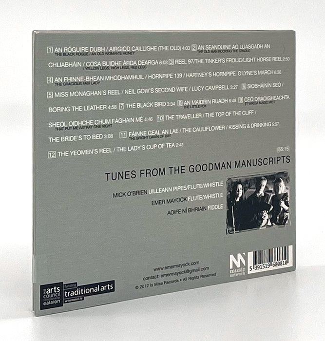 Tunes from the Goodman Manuscripts - Mick O'Brien, Emer Mayock & Aoife Ní Bhriain