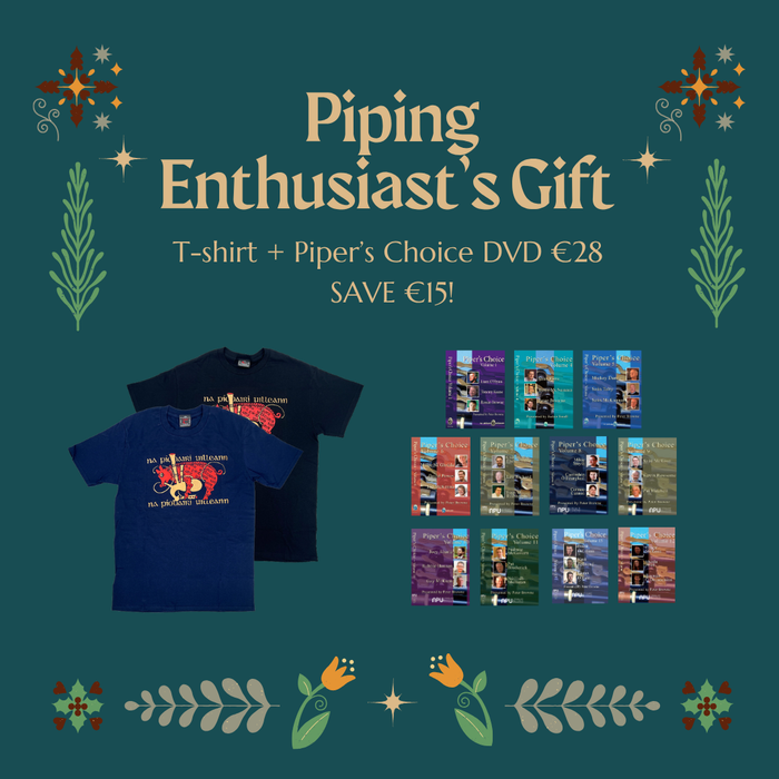 Christmas Offers 2025: Piping Enthusiast T-Shirt & DVD Bundle
